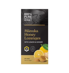 Manuka Lozenges 10+ - Lemon & Ginger